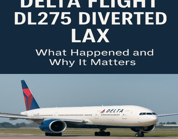 delta flight dl275 diverted lax