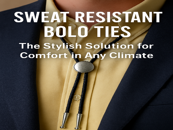 sweat resistant bolo ties
